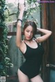 Beautiful Pichana Yoosuk shows off her figure in a black swimsuit (19 photos) P5 No.3ae366