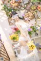 香草喵露露写真 Cosplay 白色玫瑰 P19 No.97020e