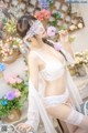 香草喵露露写真 Cosplay 白色玫瑰 P36 No.15c167