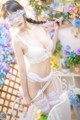 香草喵露露写真 Cosplay 白色玫瑰 P7 No.f061c2